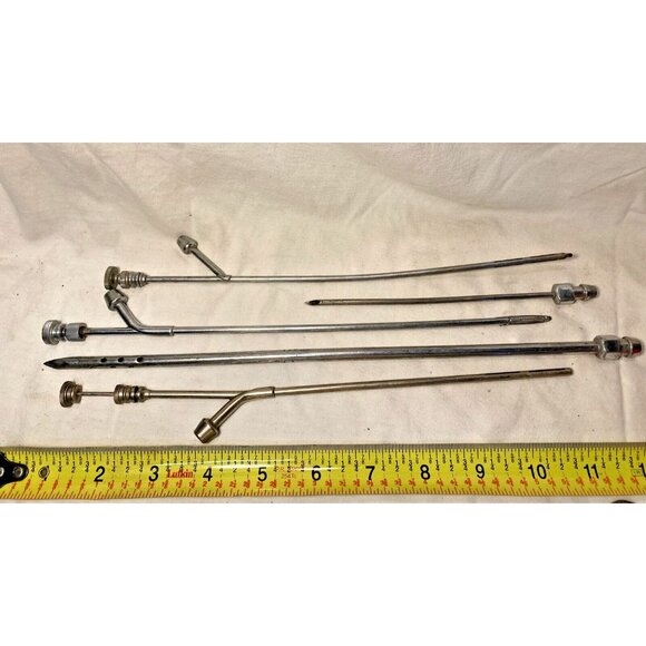 Embalming Mortician Vintage Drain Tubes Trocar Morbid Death Funeral Supply-5pcs - Picture 1 of 4